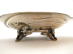 Silverplated Centerpiece Tulip Decoration  Art Nouveau circa 1900 by Victor Saglier & Frères, Silversmiths Paris. Hallmarked.