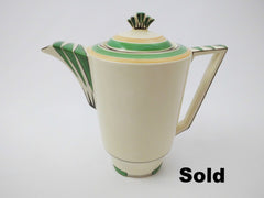 Coffee Pot  1930s  Royal Venton Steventon & Sons Ltd Burslem England