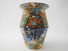 Vase Tahiti Storm  Shape 342  Hand Painted by John Butler 1929  A.J.Wilkinson's Royal Staffordshire Pottery Ltd Burslem England