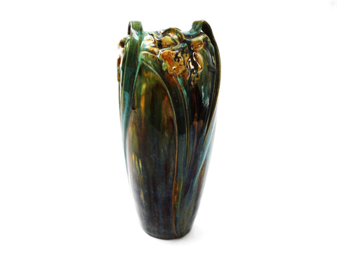 Unique Vase Zsolnay Ceramics. Form 625. Hungary ca 1900.